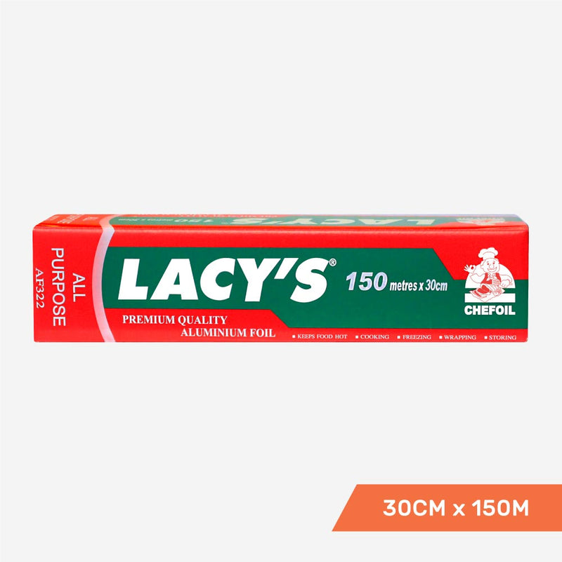 Lacy's Premium All-Purpose Aluminium Foil 30cm x 150m
