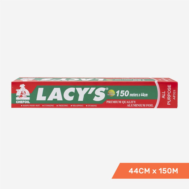 Lacy's Premium All-Purpose Aluminium Foil 44cm x 150m